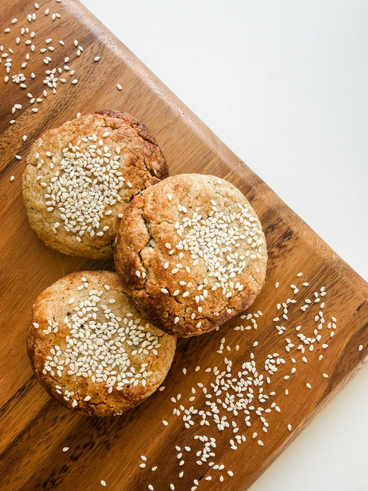 Tahini Almond Cookies